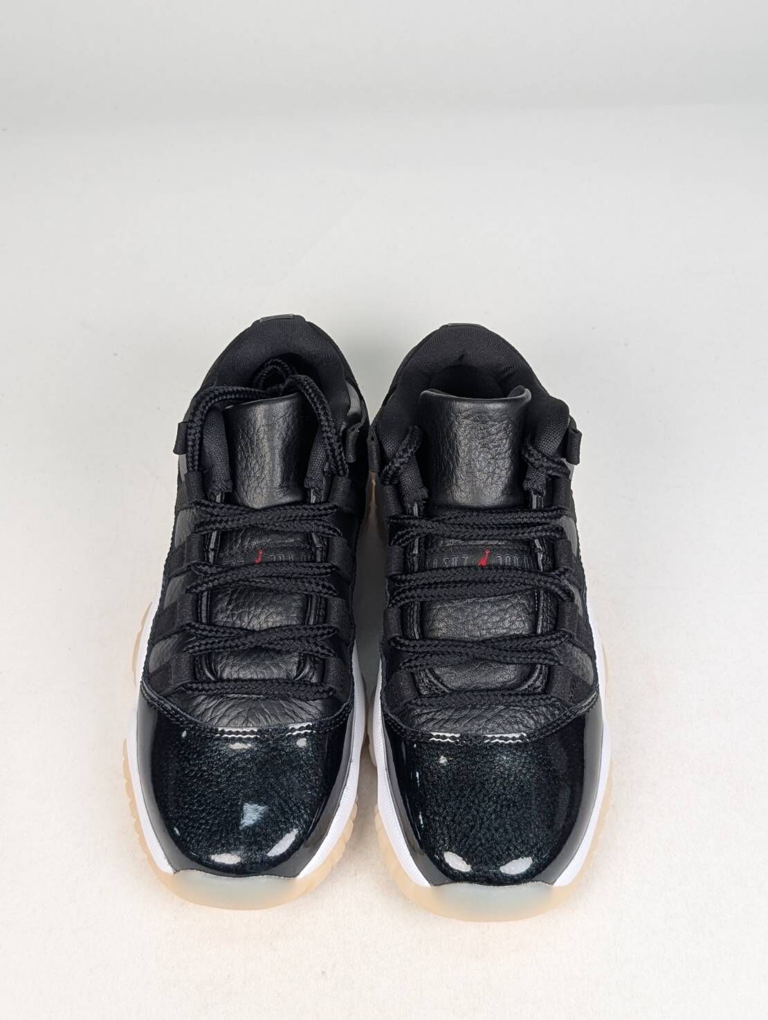 微瑕疵-左右腳鞋底泛黃內標發霉 528896-001 3.5Y Air Jordan 11 Low GS " 72-10 " 經典 籃球鞋 女款