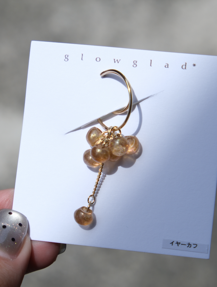 [glowglad] bubble 耳骨夾 | 黃色 | NO.126