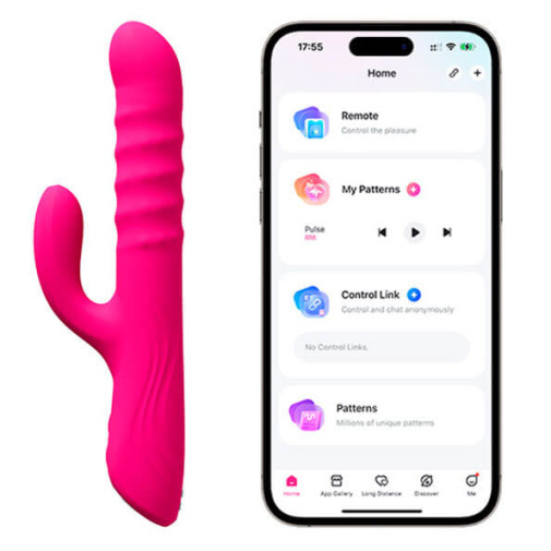 Lovense Velvo 旋轉G點刺激頭&波浪滾珠兔仔按摩棒