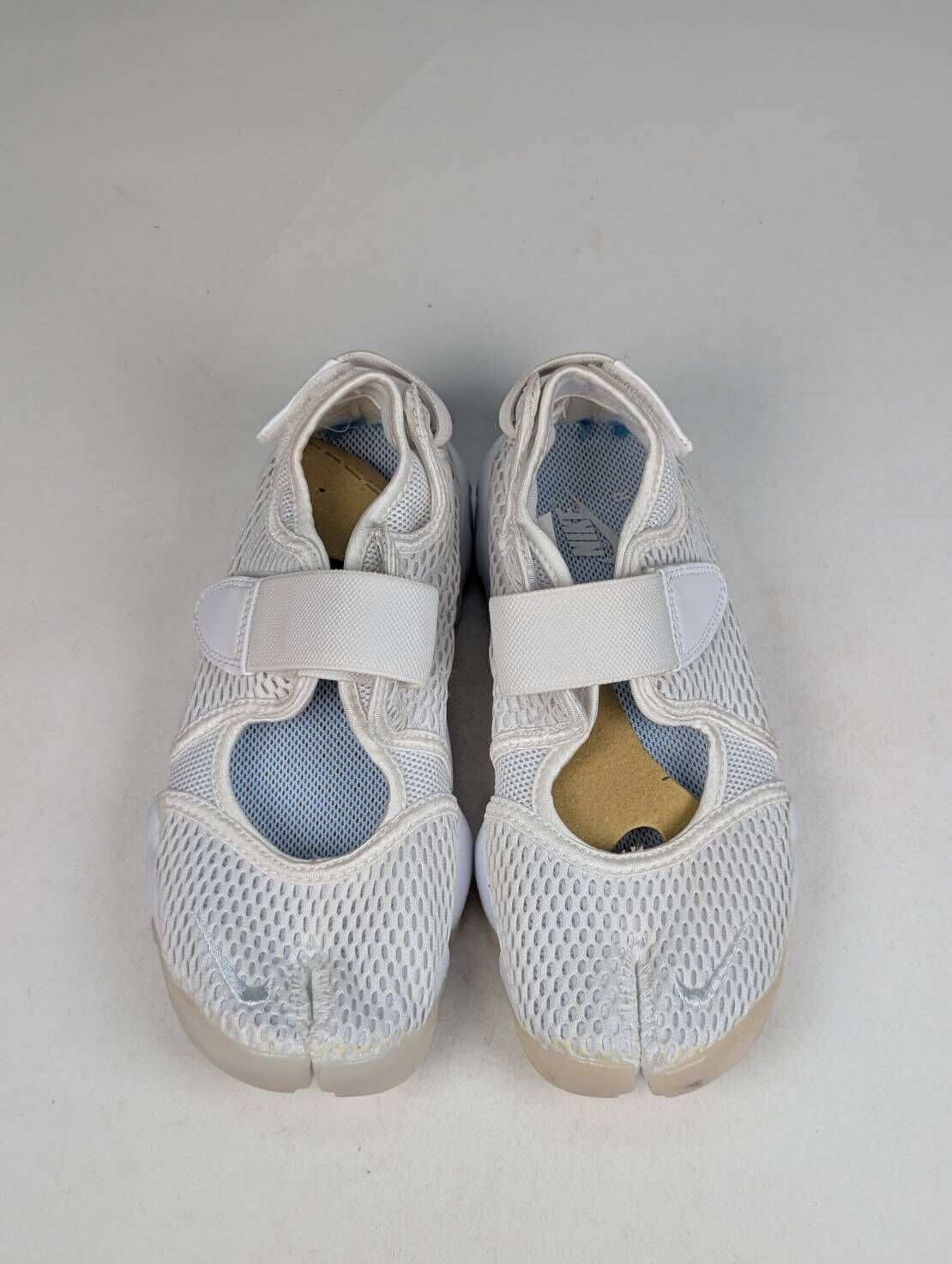 微瑕疵-左右腳鞋面鞋底泛黃 848386-100 W6 W NIKE AIR RIFT BR 忍者鞋 白色