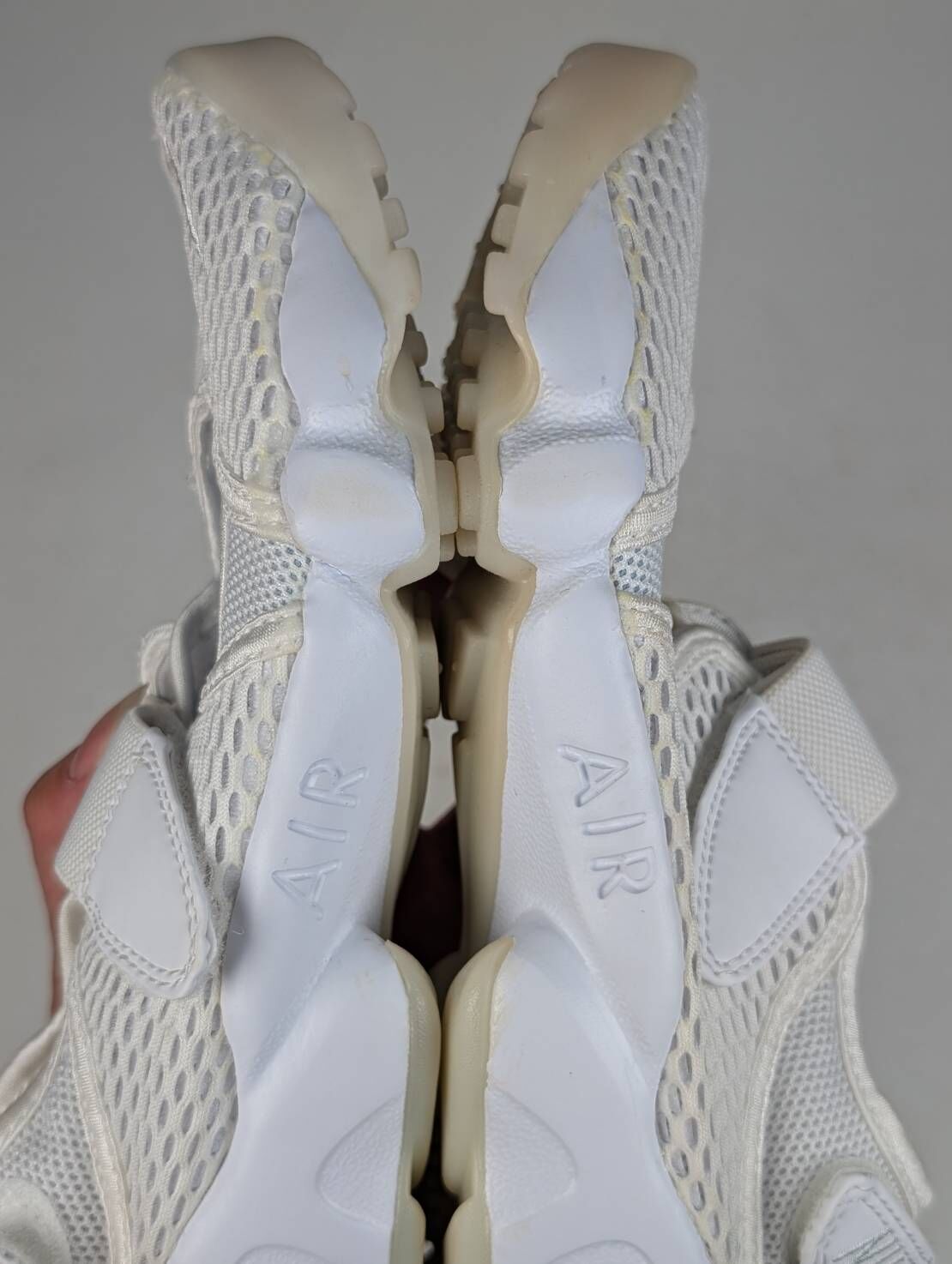 微瑕疵-左右腳鞋面鞋底泛黃 848386-100 W6 W NIKE AIR RIFT BR 忍者鞋 白色