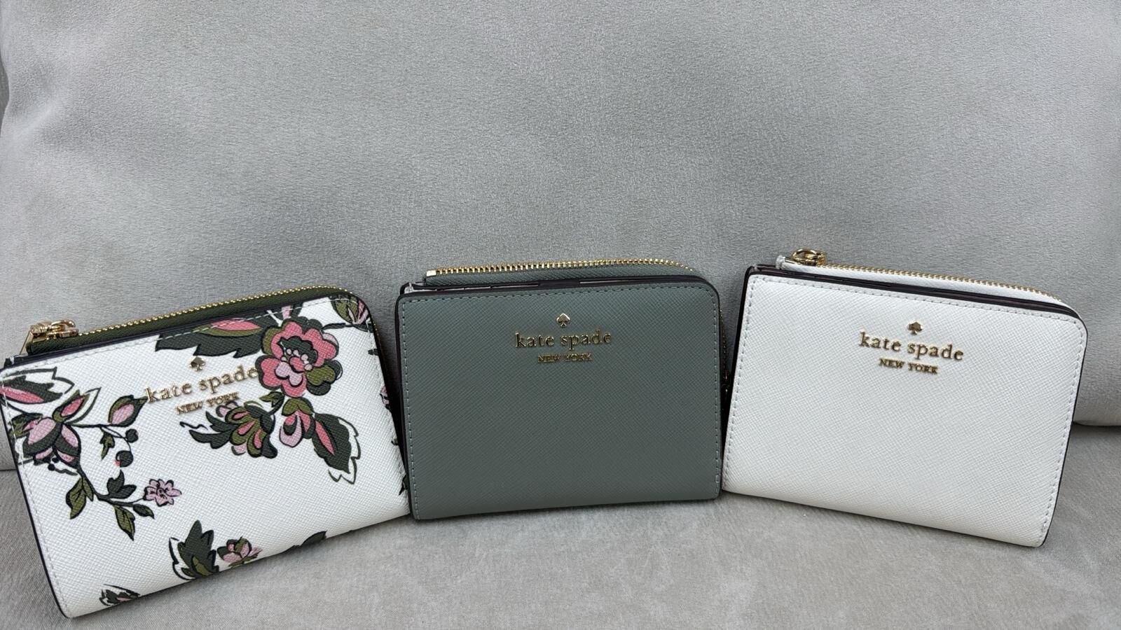 LYS01659 Kate spade 防刮皮啪鈕短銀包