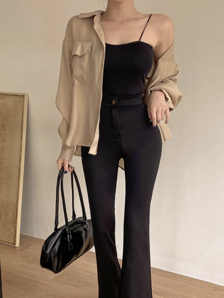 Kamila 柔膚輕透天絲襯衫 [ 5色 / Free ]