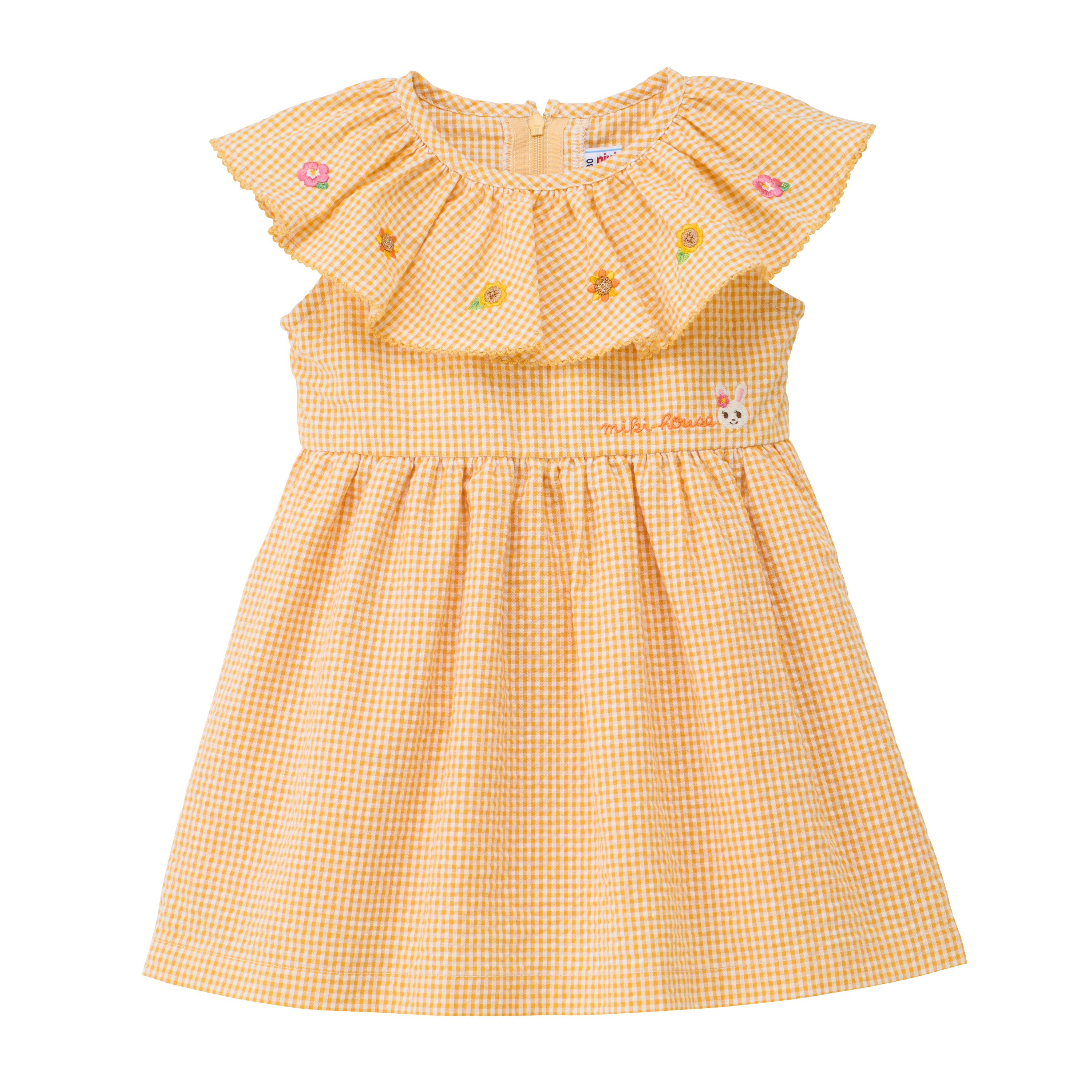 舞颯兔夏日向日葵洋裝-黃色