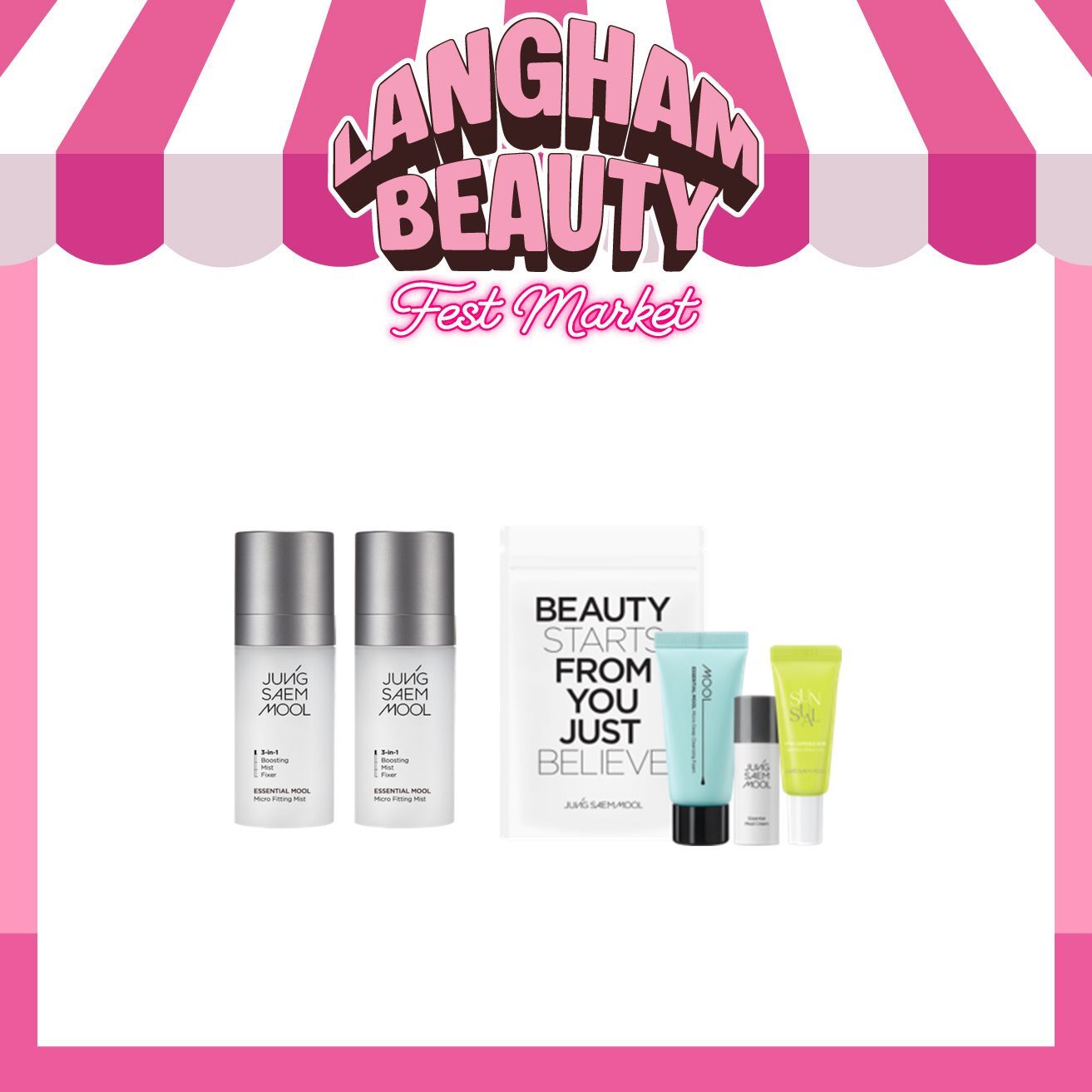 JUNG SAEM MOOL BEAUTY 保濕定妝噴霧套裝