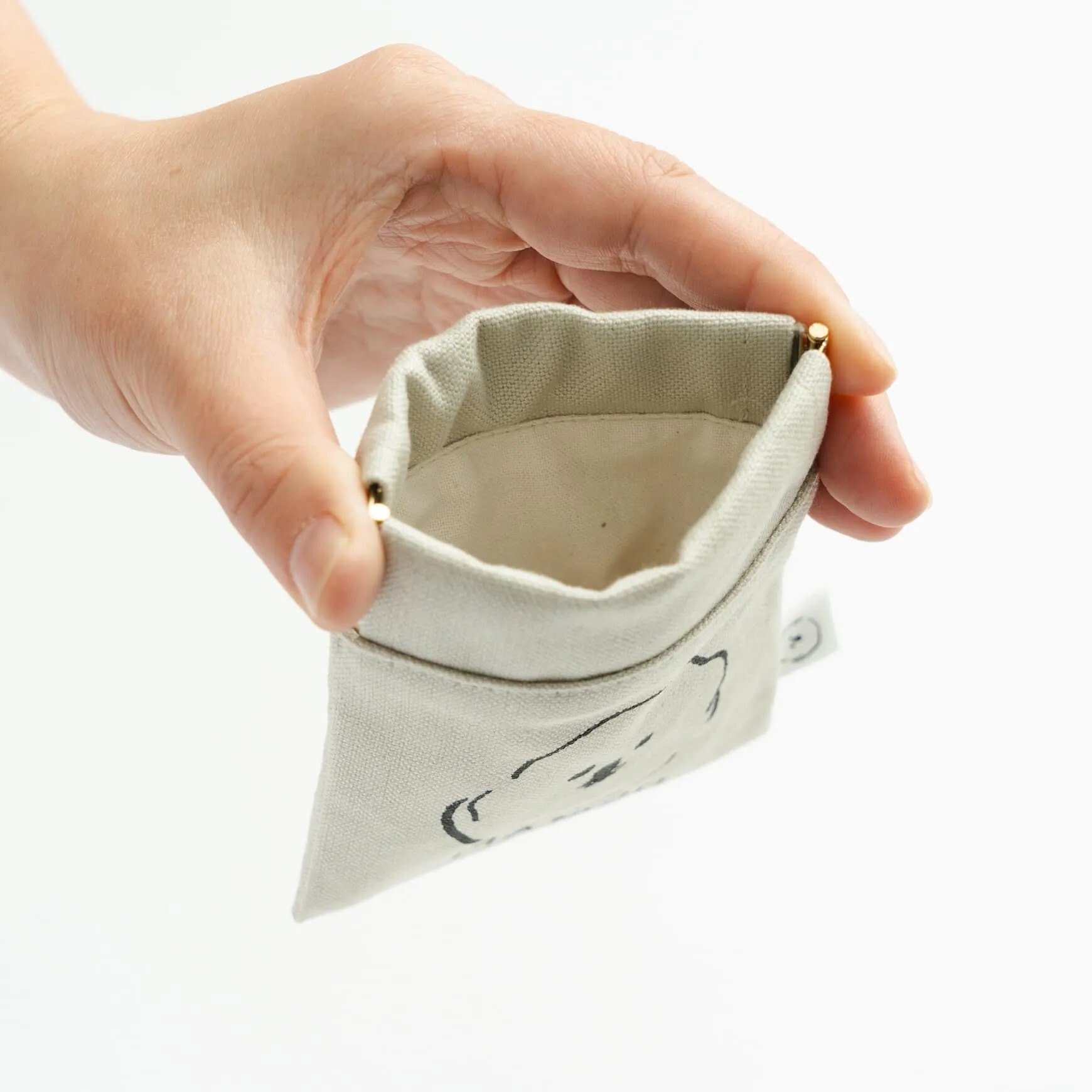 CLASKA - MAMBO金屬彈片收納包 MINI 灰米