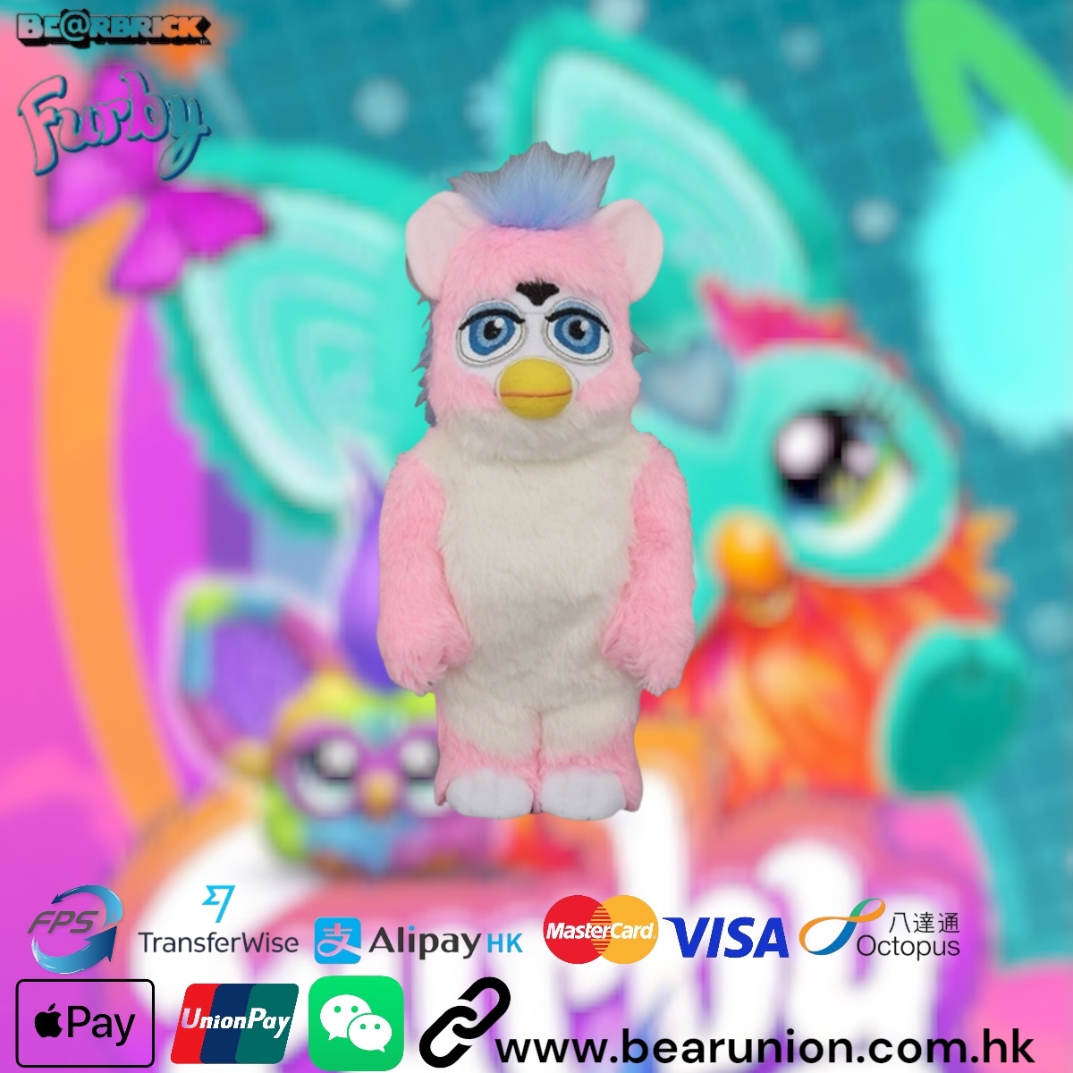 🎏預訂🎏Bearbrick 400% Furby COSTUME