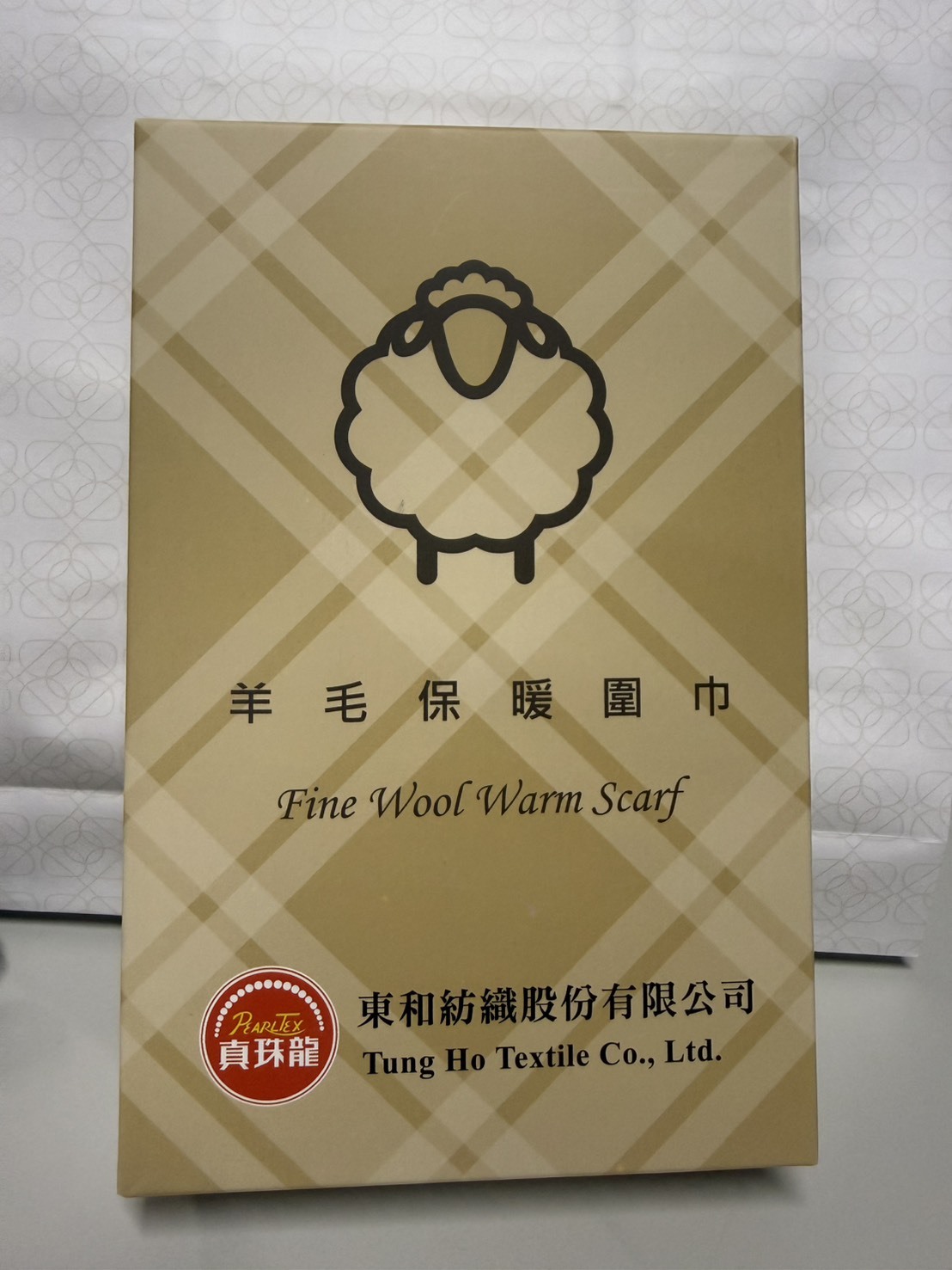 台東院｜羊毛 保暖 圍巾 脖圍  灰色 中性款