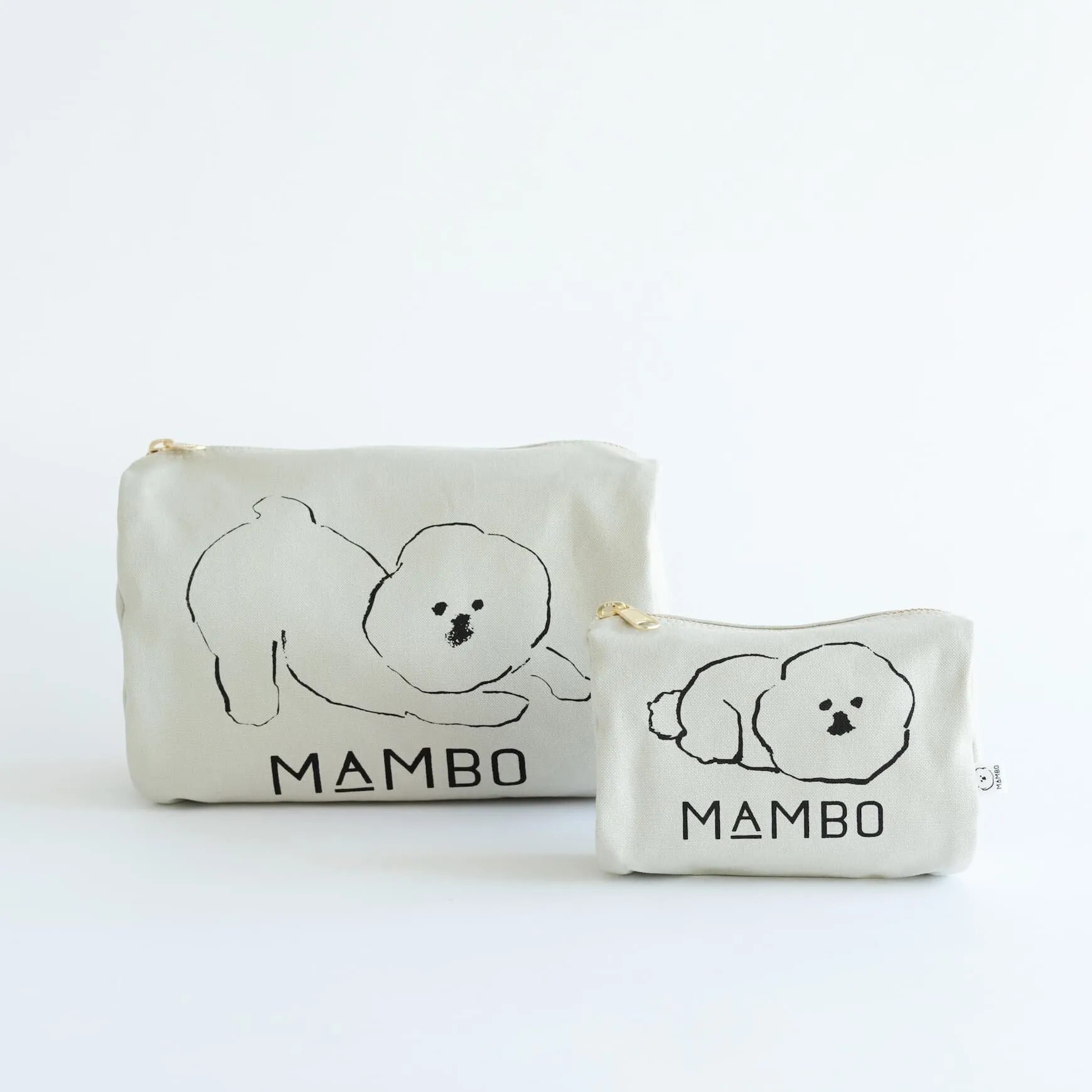 CLASKA - MAMBO 圓筒收納包 / 灰米 L