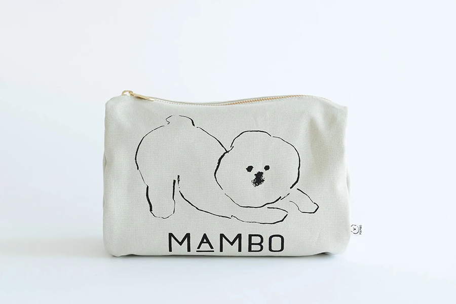 CLASKA - MAMBO 圓筒收納包 / 灰米 L