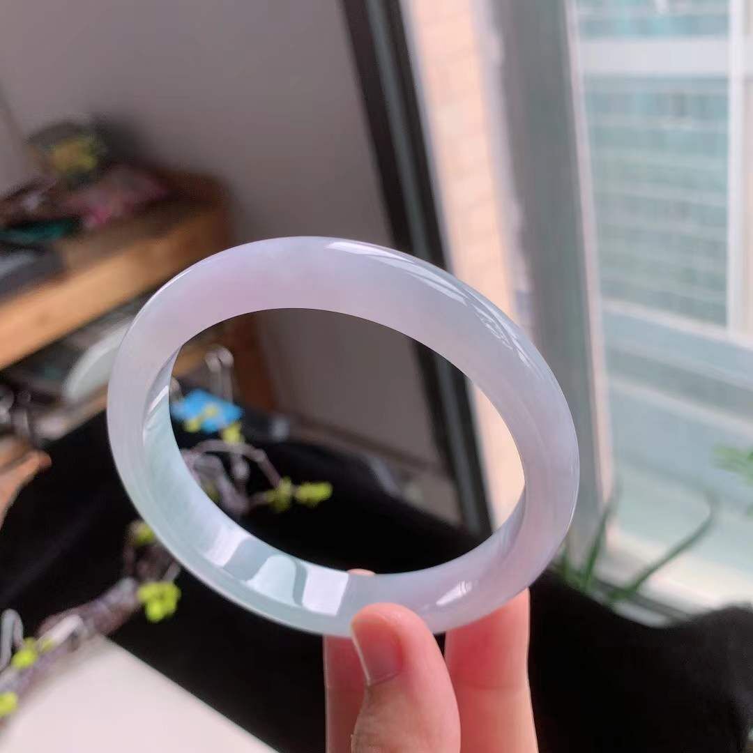 4142662 59.5mm冰種冰紫翡翠正圈手鐲 (58-60)