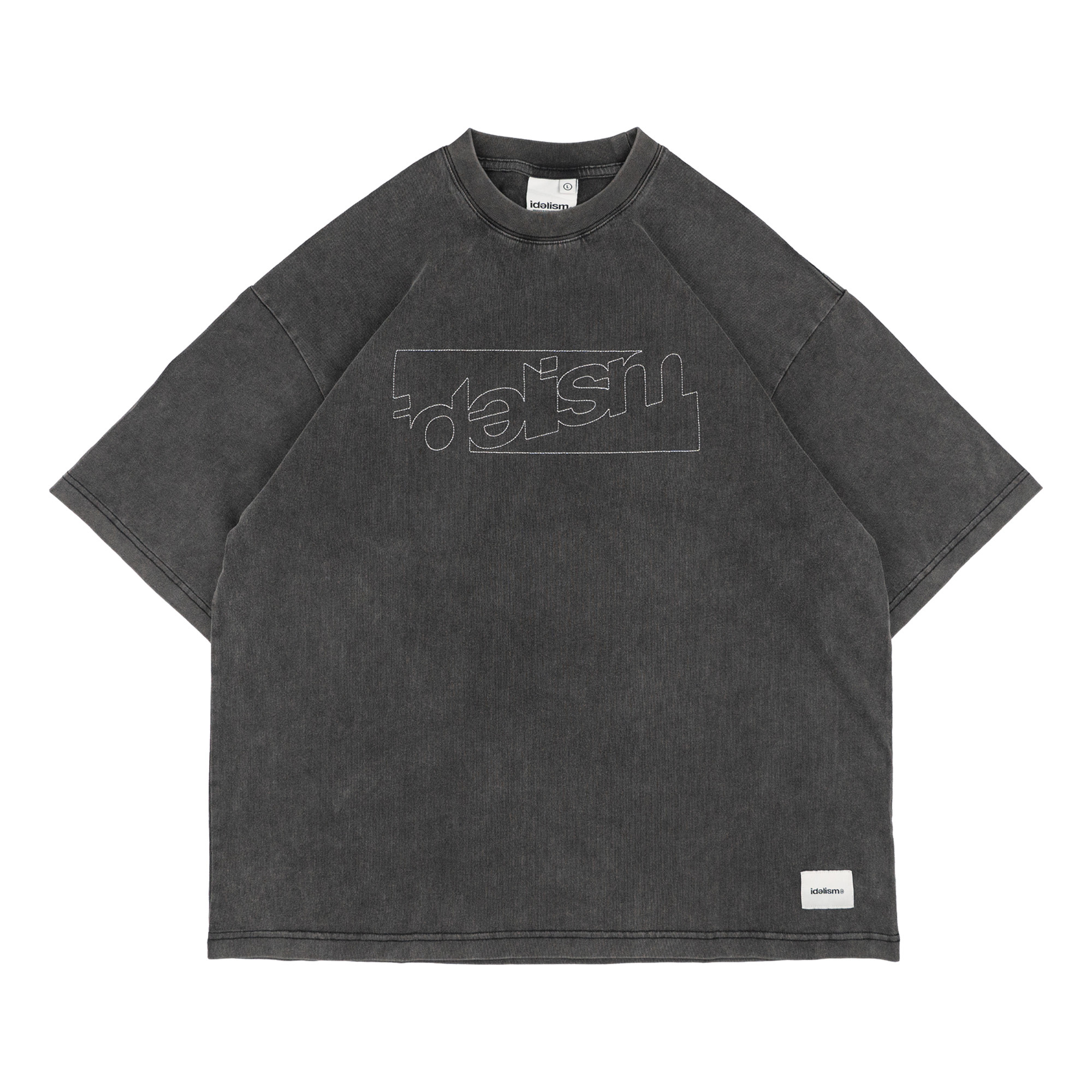 IDEALISM IDE Stitch Tee 水洗 電繡 短袖 三色