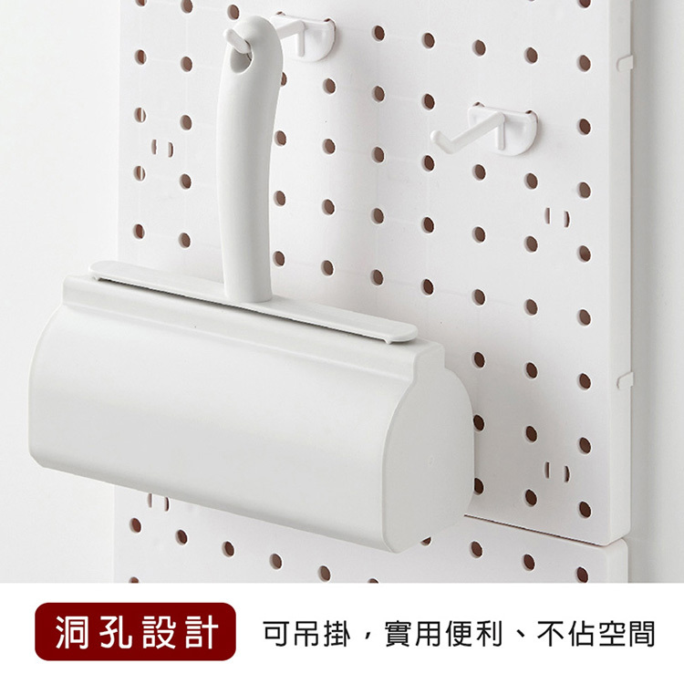 Udlife 短柄膠黏拖把超值組 強黏隨手貼 寵物毛髮除塵 /C6529