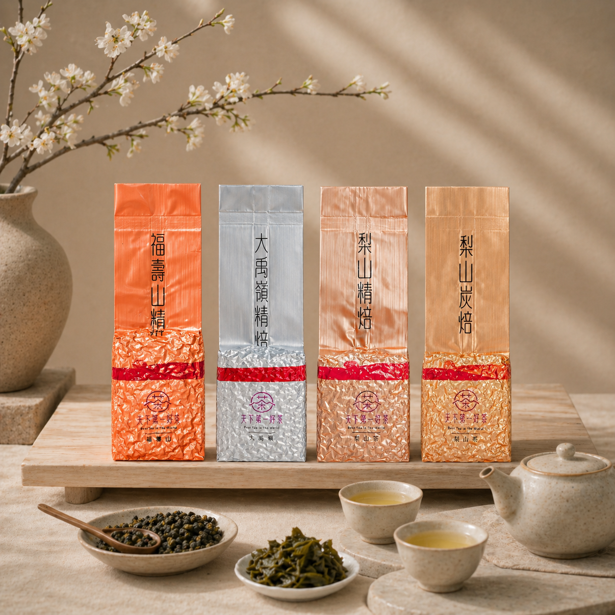 精焙好茶組-600g｜福壽山×大禹嶺×梨山精焙×炭焙【一斤】