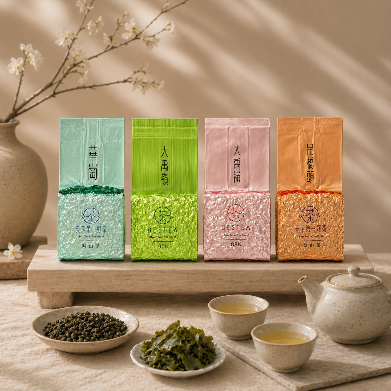 嚴選好茶組-300g｜華崗×大禹嶺×吊橋頭【半斤】