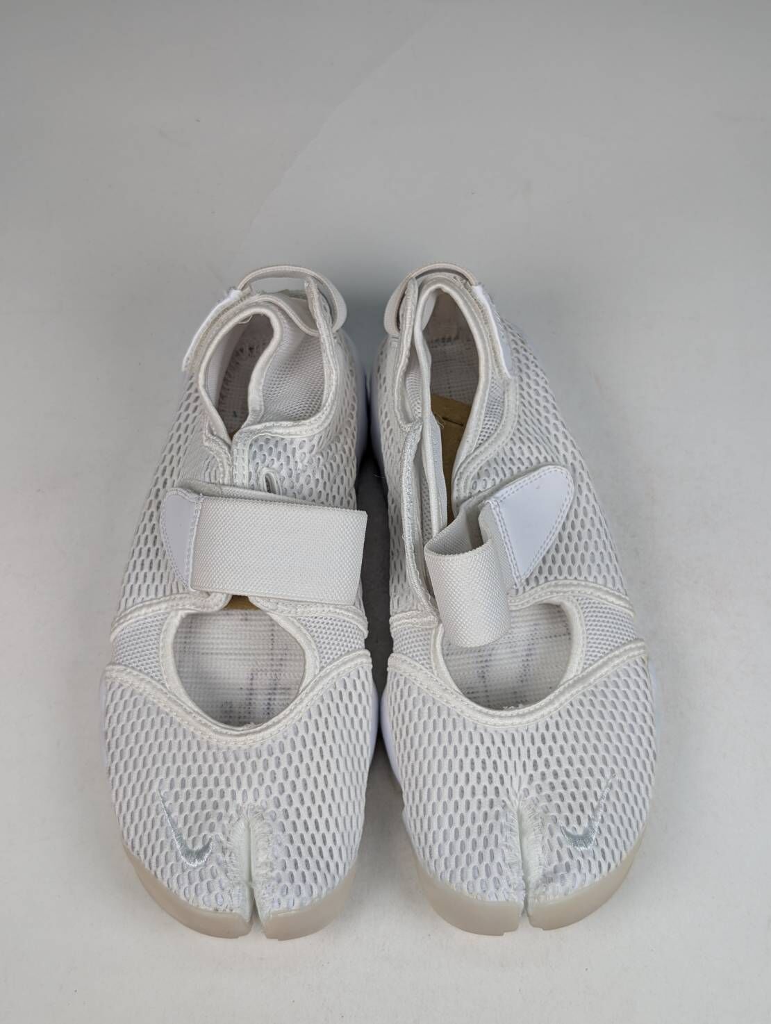 微瑕疵-左右腳鞋面鞋底泛黃 848386-100 W10 W NIKE AIR RIFT BR 忍者鞋 白色