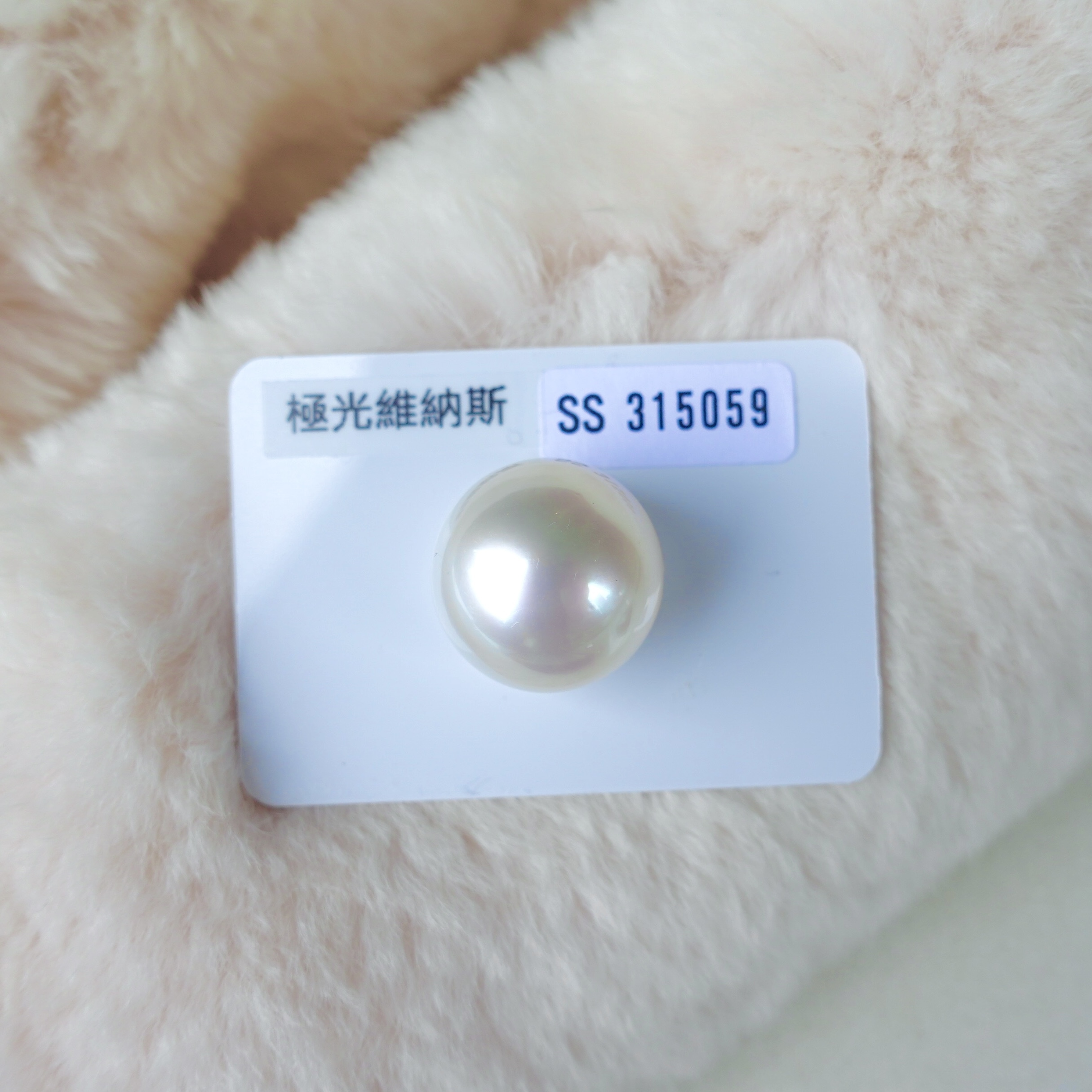 澳白珍珠 - 16.8mm 極光維納斯裸珠 (配真科研證書)