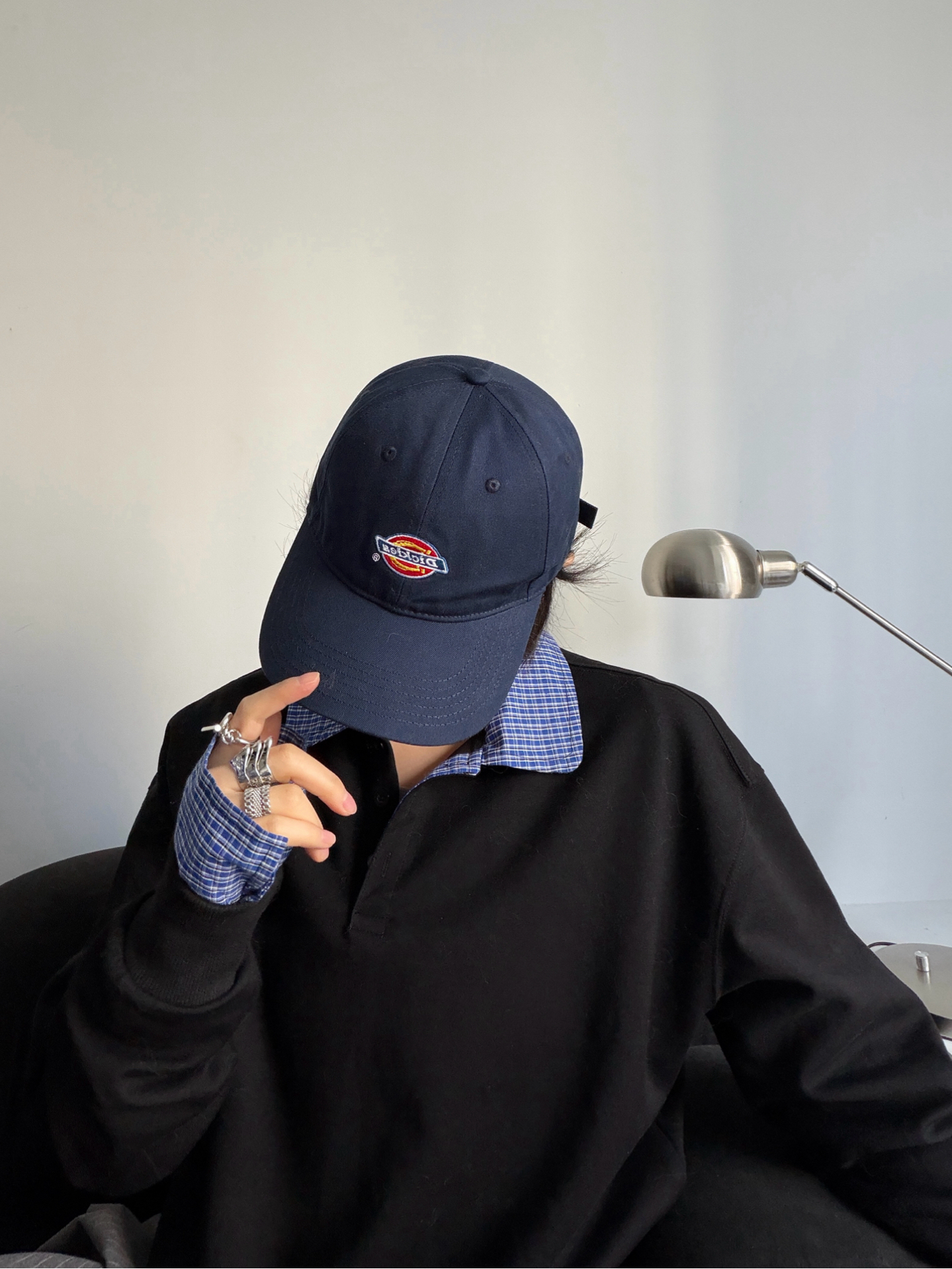 代購-Dickies 刺繡Logo 素色 軟頂 鴨舌帽 帽子