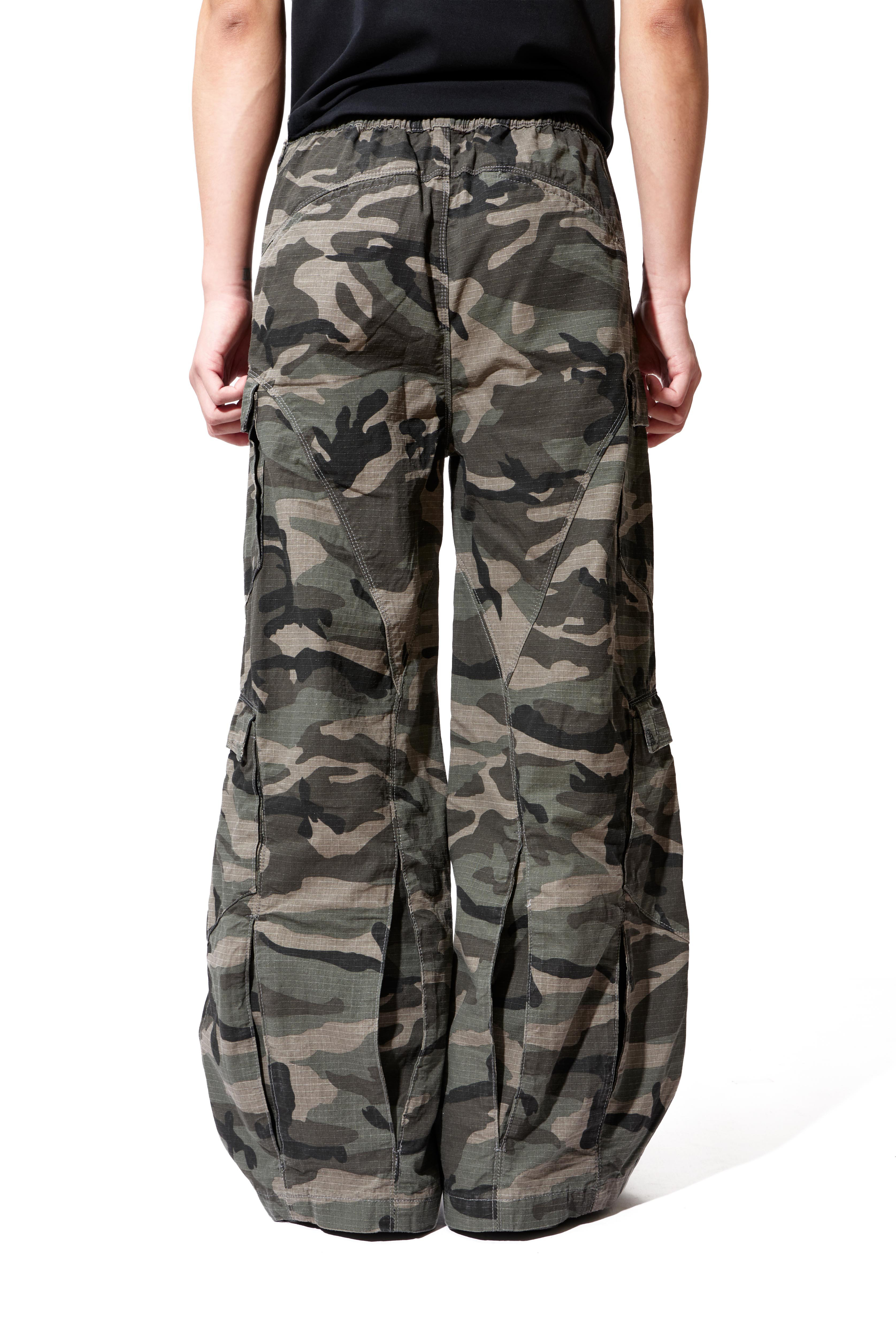REMIX "Double Cargo Camo Pants" (Camo)