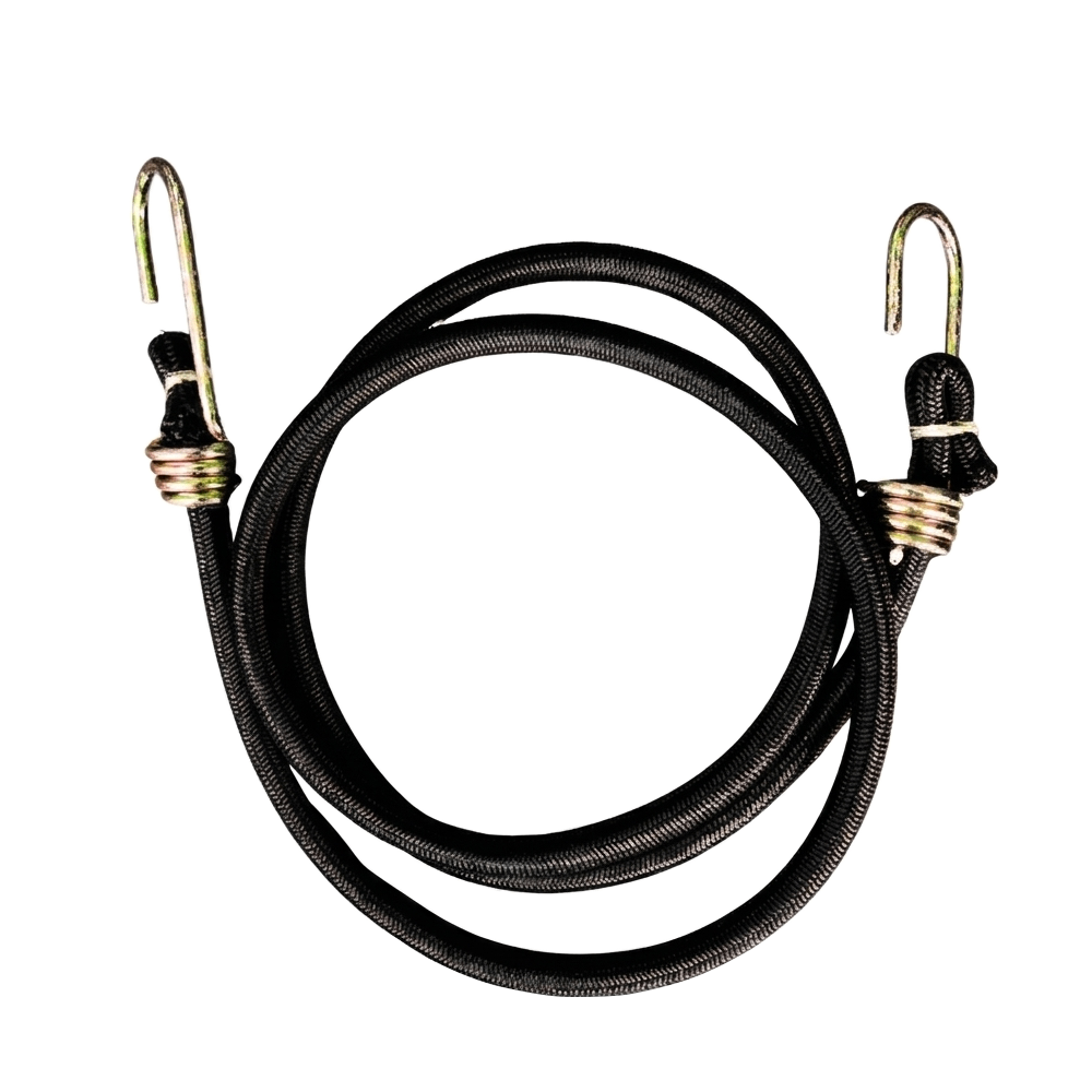 【SafeStraps】黑色彈力綁帶 (61cm)｜鋼製掛鉤｜高承重耐用｜機車綁貨專用