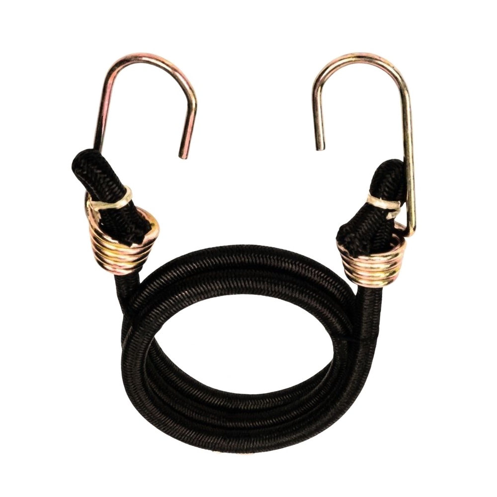【SafeStraps】黑色彈力綁帶 (81cm)｜鋼製掛鉤｜高承重耐用｜機車綁貨專用