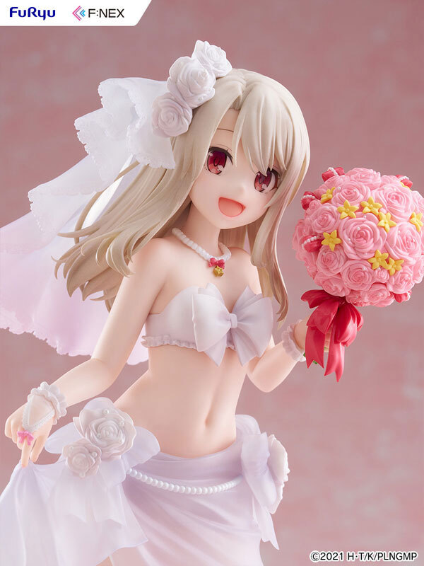 預訂1月  FURYU 伊莉雅絲菲爾·馮·愛因茲貝倫  婚紗泳裝版 Movie "Fate/Kaleid Liner Prisma Illya: Licht - The Nameless Girl" Illyasviel Von Einzbern Wedding Swimsuit ver. 1/7 Complete Figure Pre-order