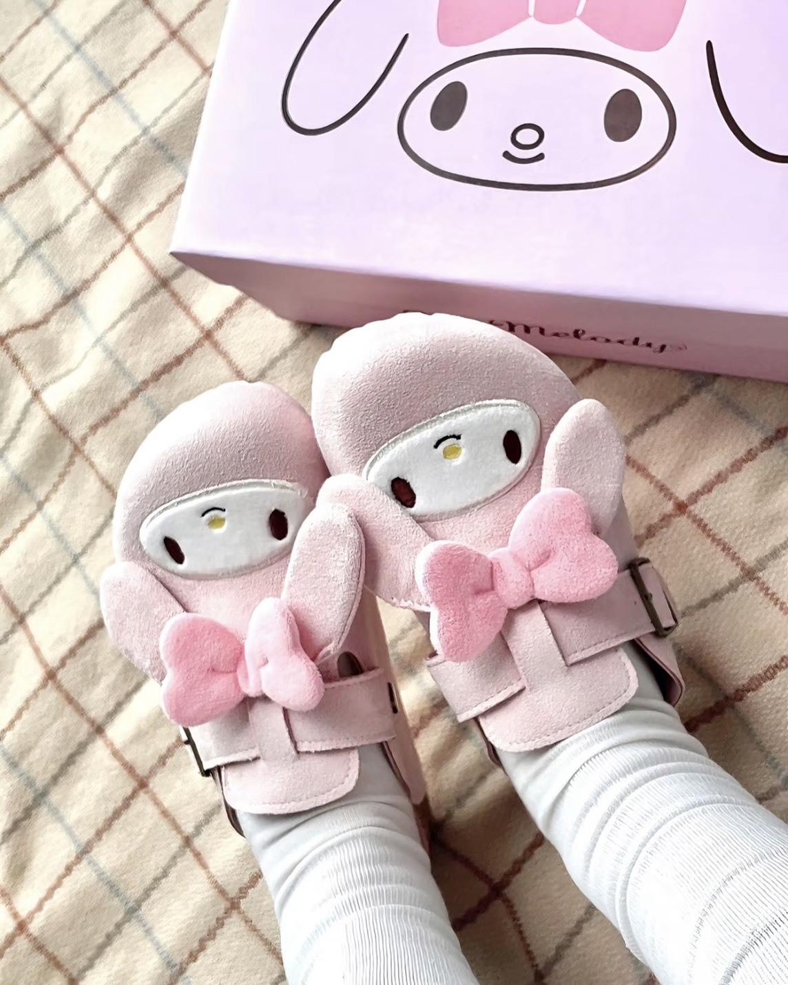 <可可愛愛>正版授權 Sanrio 三麗鷗 My Melody  美樂蒂 包頭 勃肯鞋