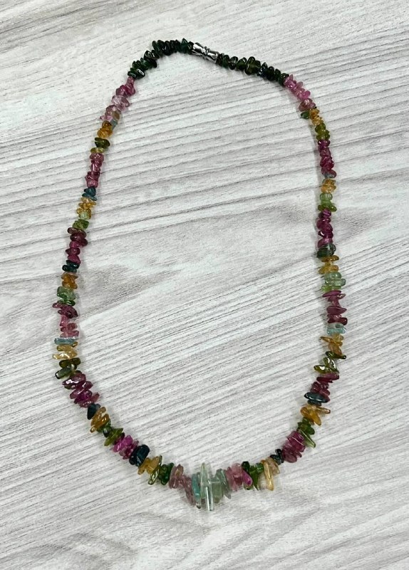 [S] GEMZ & CO WBZX RAW TOURMALINE NECKLACE, C62 (C62)