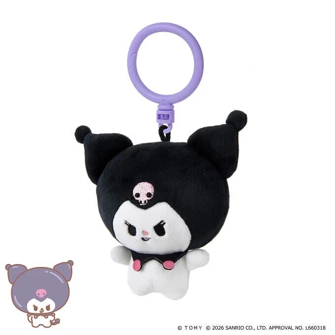 PuniCommu Mascot Plush Assortment - Kuromi