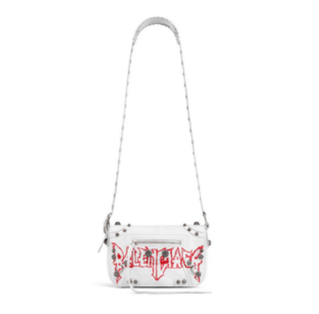 英國代購 -巴黎 世家 Le Cagole XS Flap Bag DIY Metal（7190822AAXD9005）