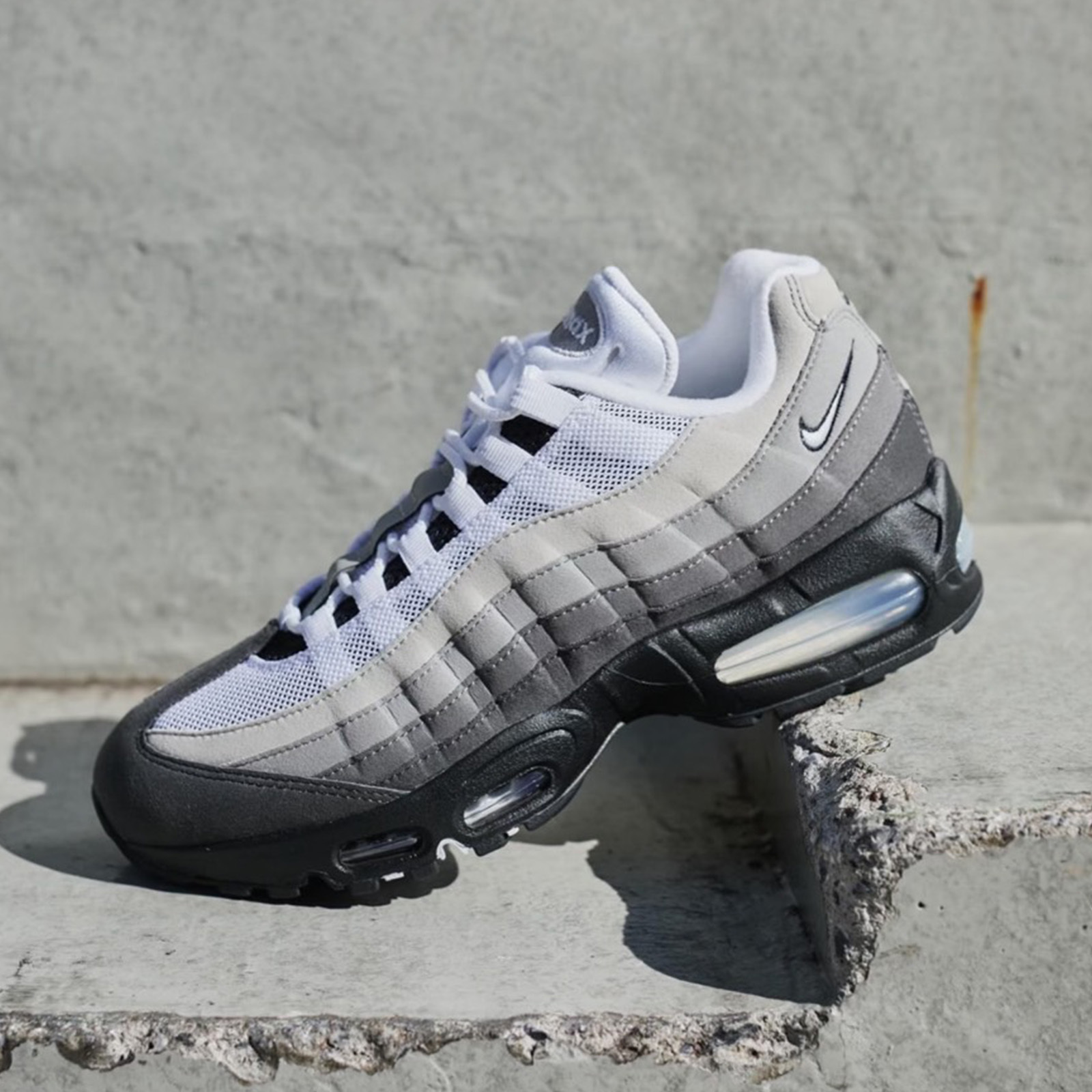 Nike Air Max 95 OG Big Bubble "Granite" 復刻 白灰黑 漸變灰 氣墊 復古運動鞋 HM4740-007