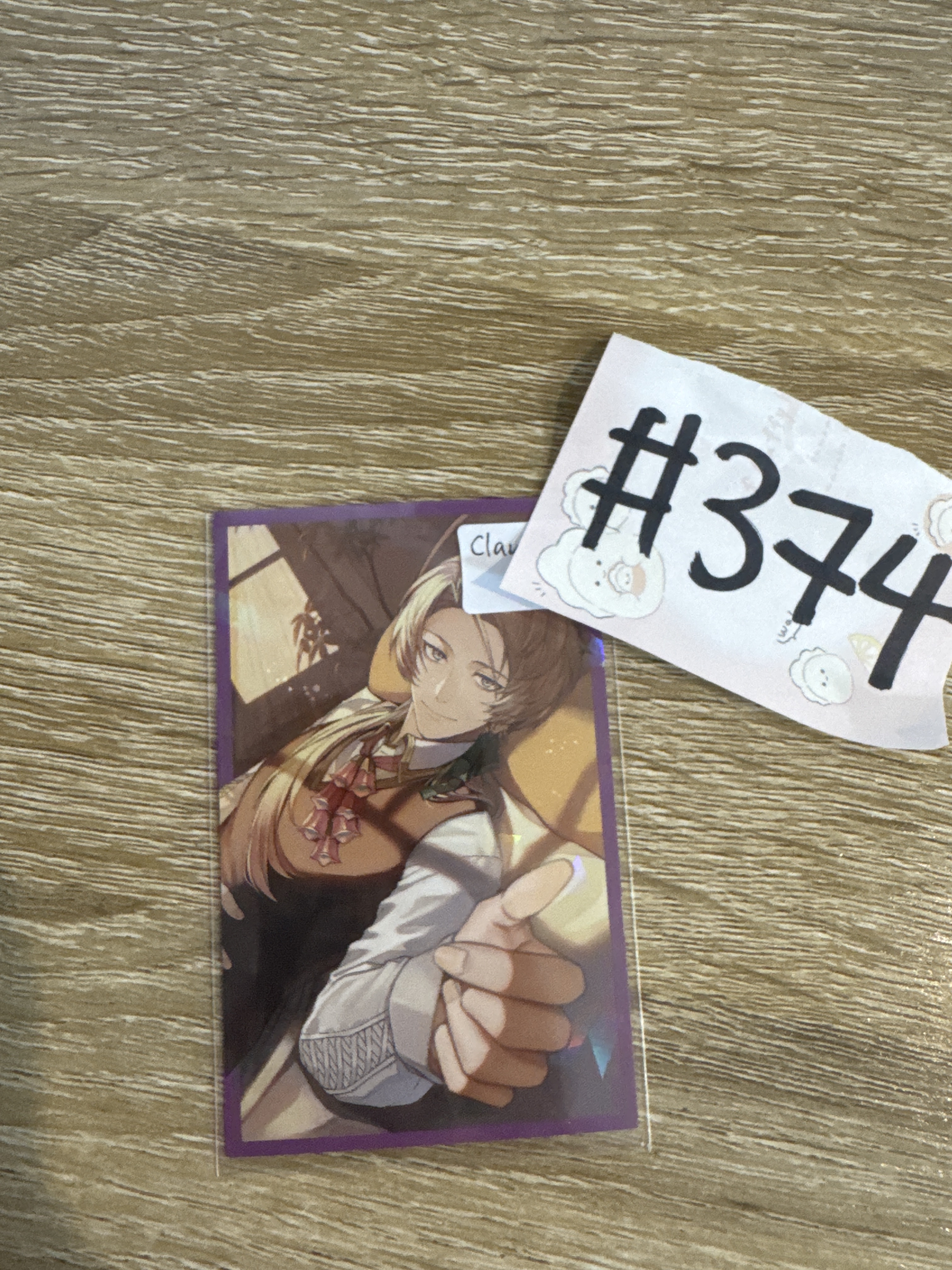 彩虹社 CLAUDE 小卡 EN#374