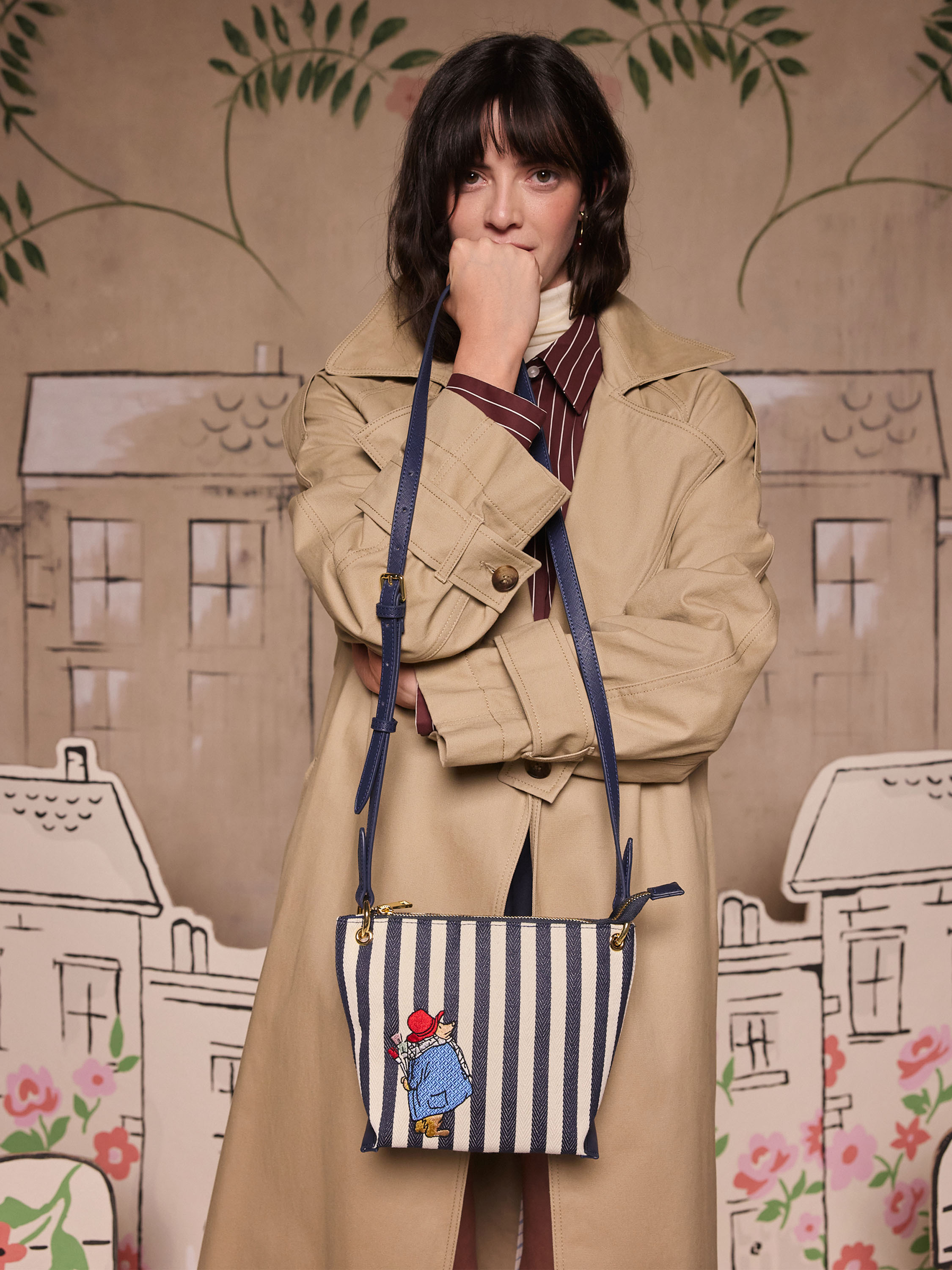 Paddington 立體梯形斜背包