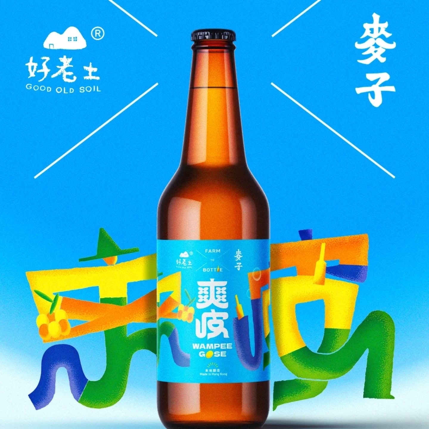 好老土X麥子｜《爽皮》大嶼雞心黃皮手工啤