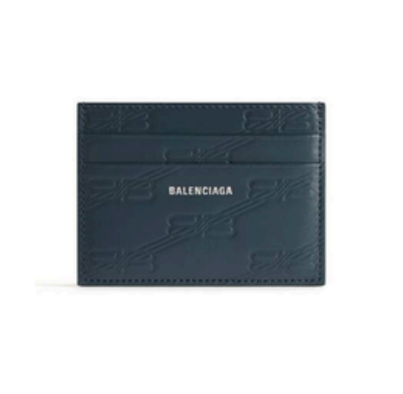 英國代購 -巴黎 世家 Embossed Monogram Card Case Box （717763210JS4724）