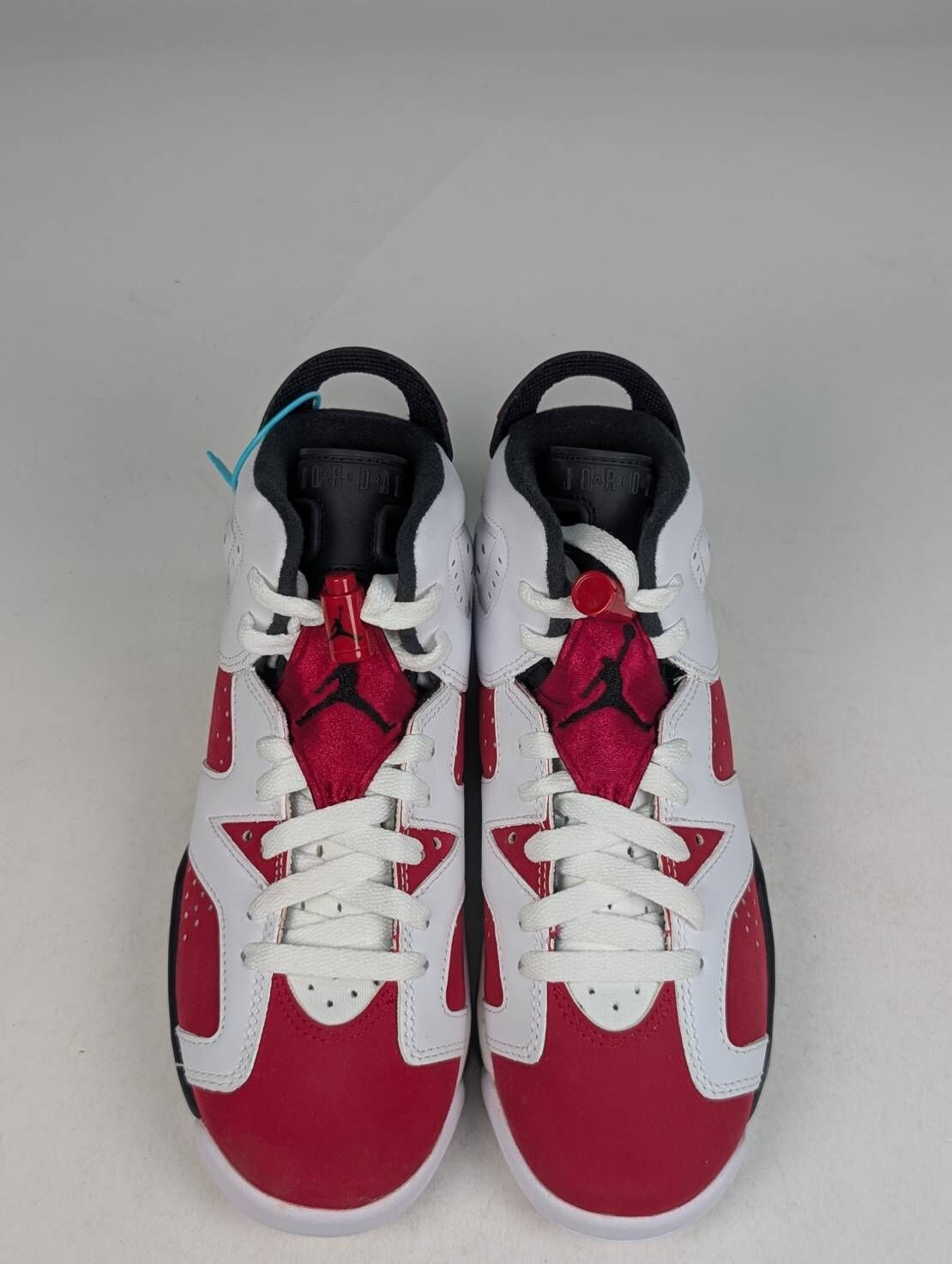 微瑕疵-左右腳中底泛黃 384665-106 4Y Jordan 6 Retro Carmine 2021 (GS)