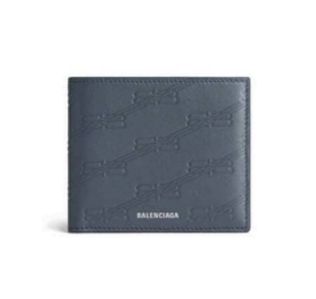 英國代購 -巴黎 世家 Embossed Monogram Square Folded Wallet Box（721940210JS4724）