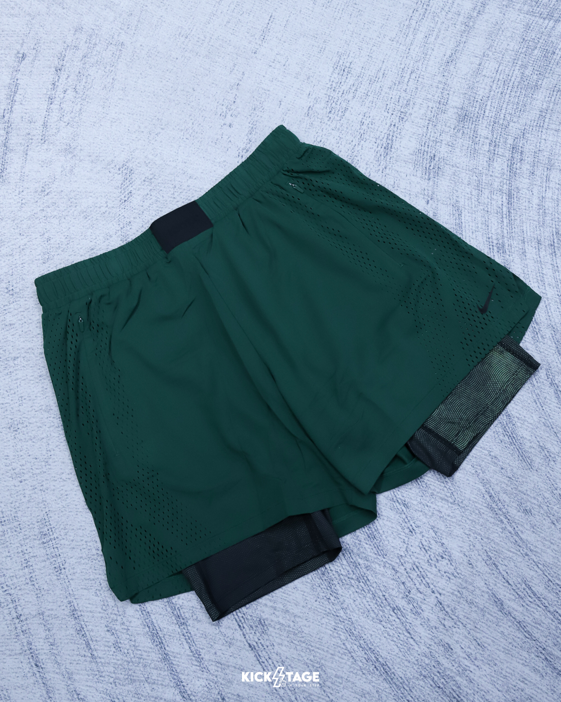 男款 NIKE KEVIN DURANT X NOCTA SHORTS 綠色 KD 聯名款 雙層 假兩件 運動 短褲【IM4688-341】