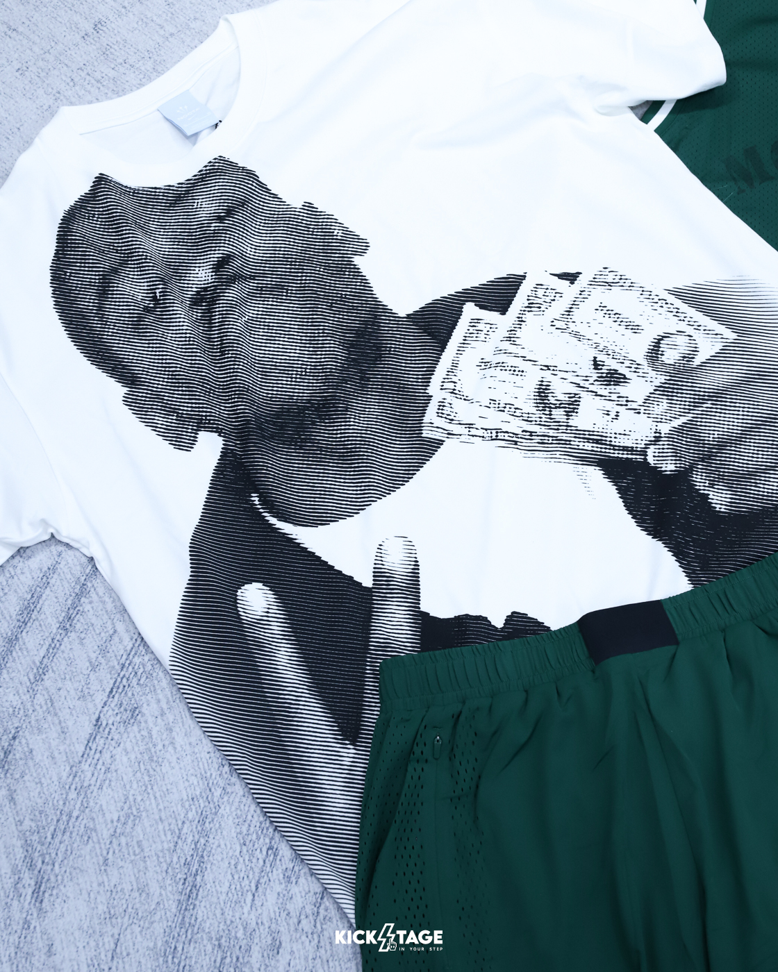 男款 NIKE KEVIN DURANT X NOCTA TEE 白色 KD 聯名款 印花 運動 休閒 短袖 短T【IM4682-100】NKTF