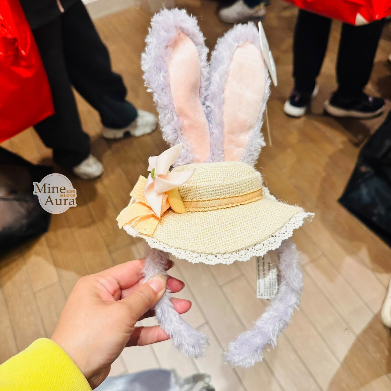 達菲 Duffy 與好友們 小小自然探險家系列 史黛拉露 星黛露 StellaLou 立體耳朵 造型 髮圈 髮箍 -上海迪士尼樂園