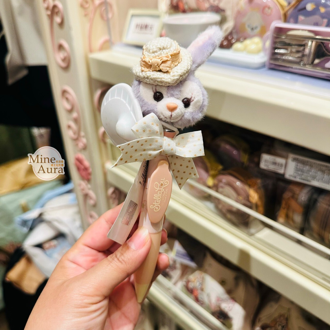 達菲 Duffy 與好友們 小小自然探險家系列 史黛拉露 星黛露 StellaLou 絨毛大頭 搖頭 圓珠筆 -上海迪士尼樂園