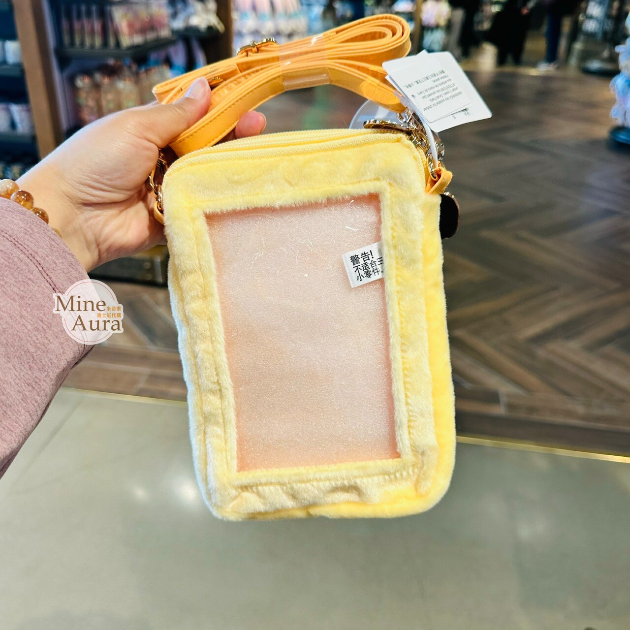 可琦安 餅乾 CookieAnn 透明 斜背 手機包 小包 -上海迪士尼樂園