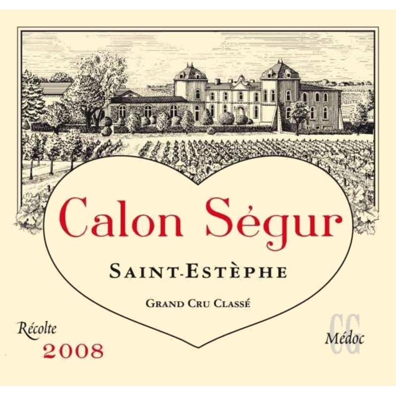 Chateau Calon Segur 2008 (RP93)