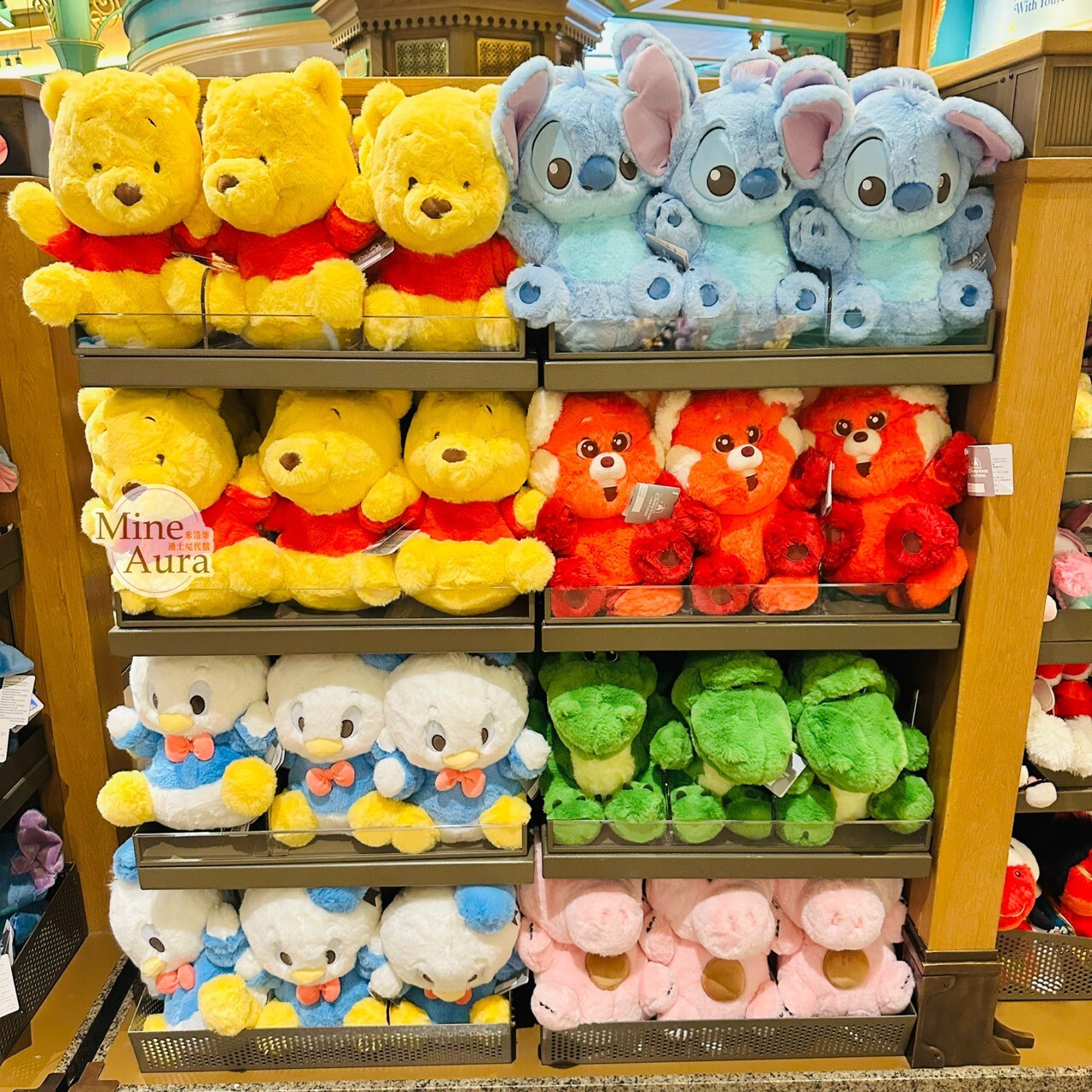 抱抱我系列 紅熊貓 美美 Meilin 娃娃 玩偶 青春養成記 Turning Red -上海迪士尼樂園