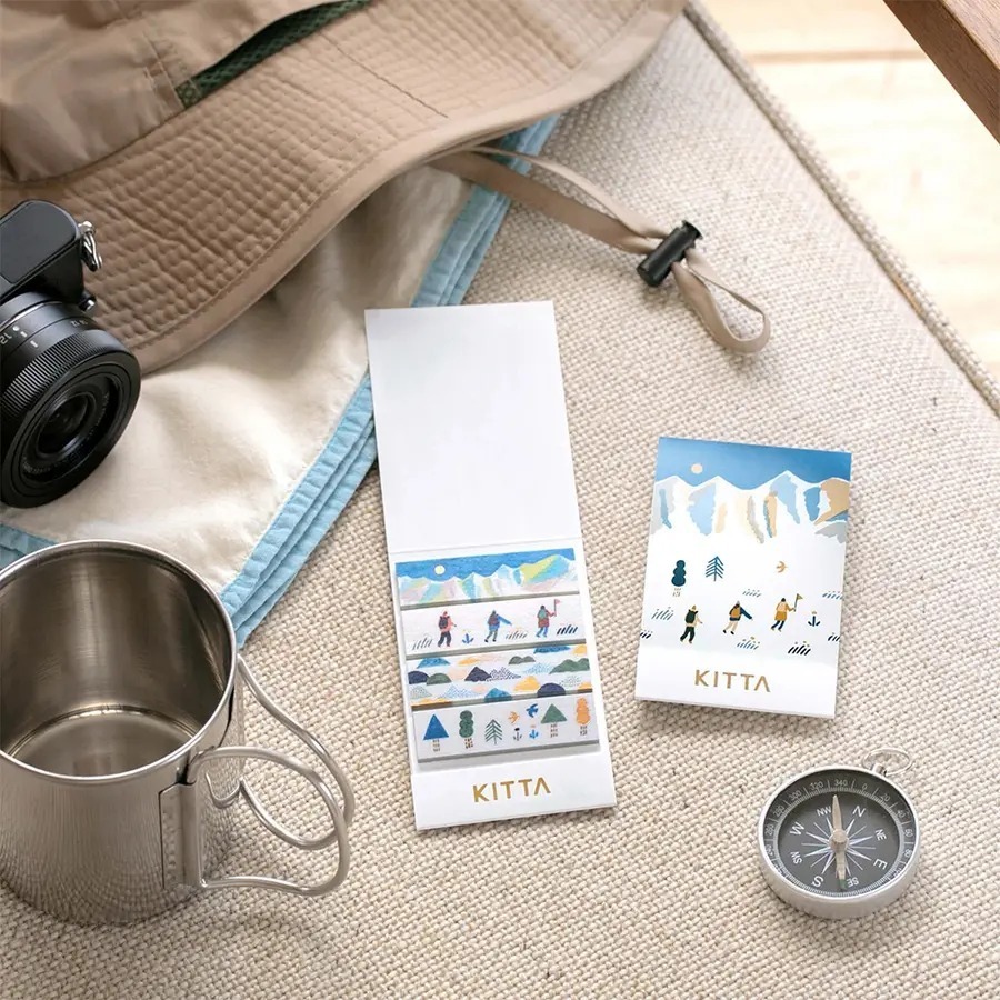 HITOTOKI｜KITTA 復刻版 箔押款 銅箔 山