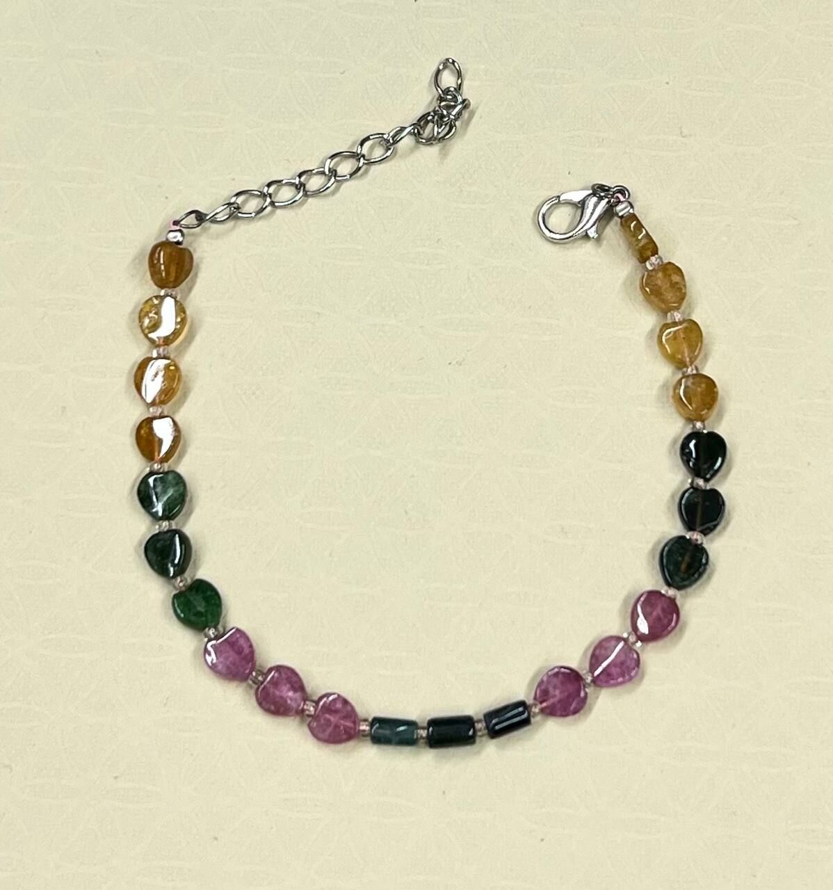[S] GEMZ & CO WBZX TOURMALINE HEART BRACELET, C65 (C65)