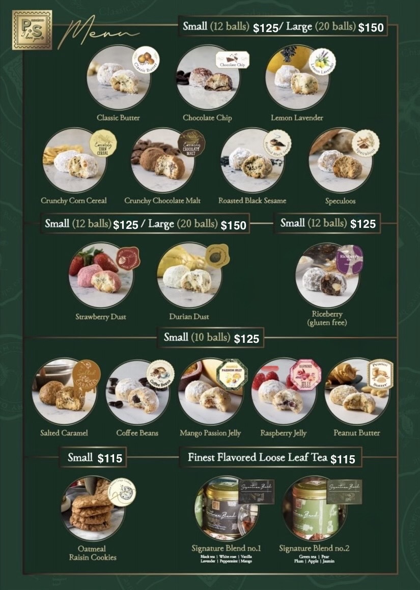 PS I LOVE YOU曲奇波波 - Matcha (抹茶白朱古力堅果）