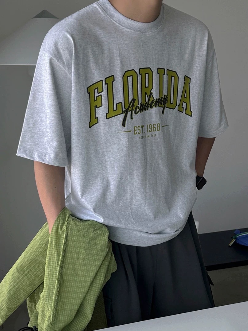 SIMPLEACTION FLORIDA印花短袖上衣