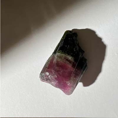 果石嚴選巴西雙色碧璽原礦｜西瓜碧璽原礦