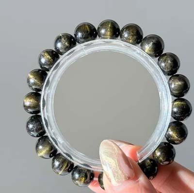 果石嚴選貓眼綠碧璽手鍊